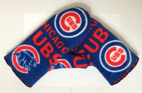 Items similar to Chicago Cubs Mittens, Fleece Mittens