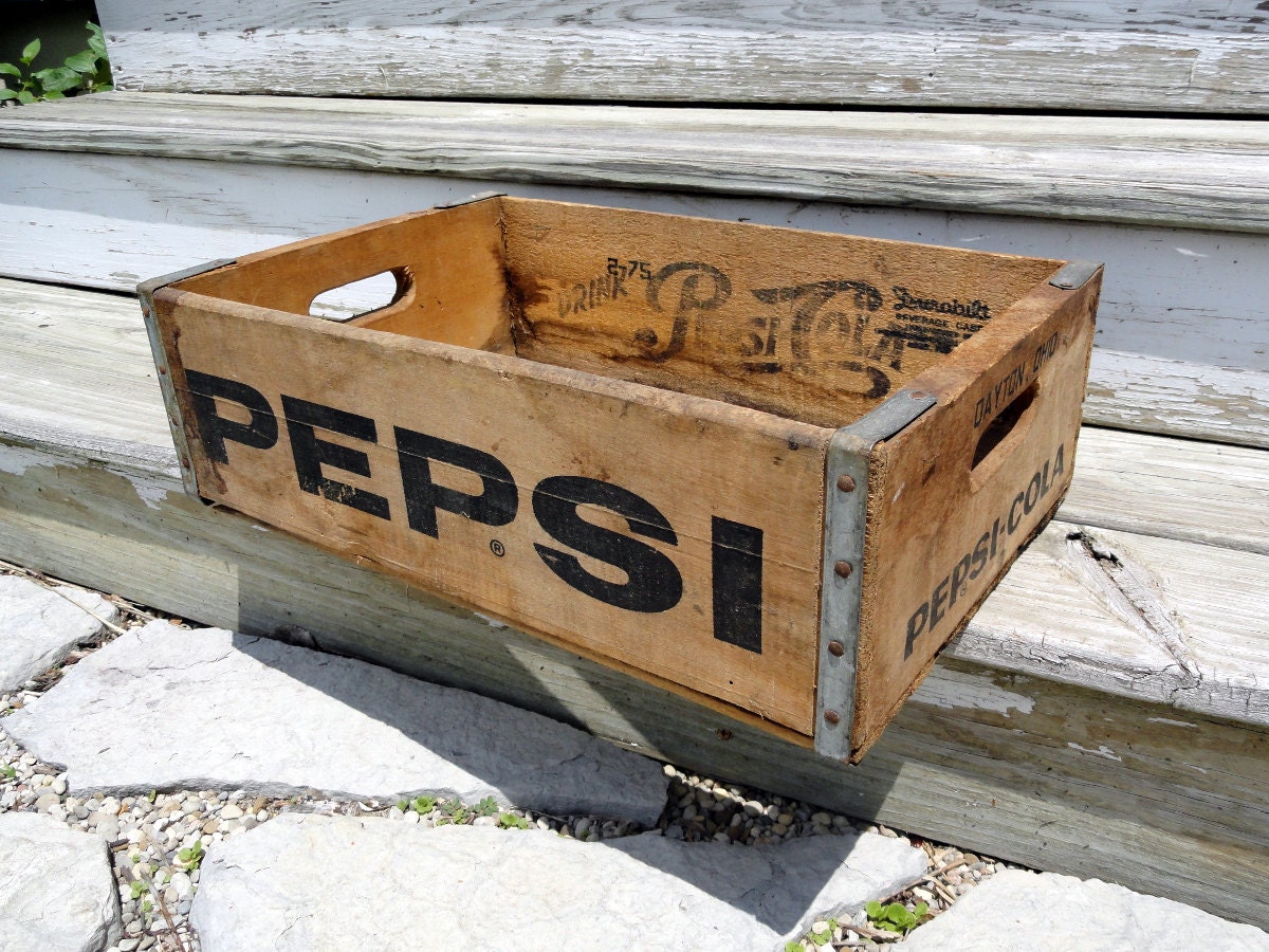 Vintage Pepsi Crate Haute Juice