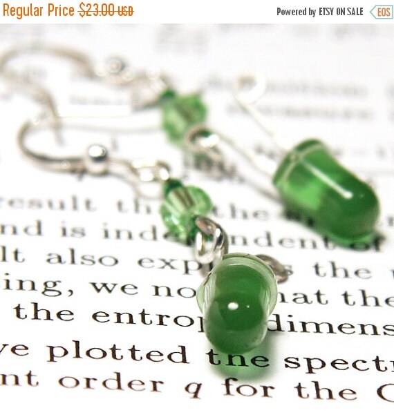 20 SALE Wearable Tech Electronic Jewelry Green LED by GeekeryDOO