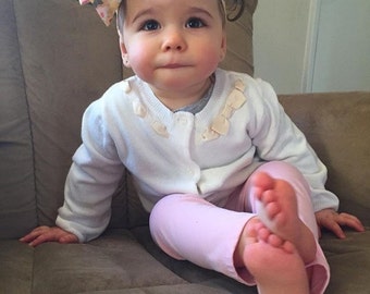 Alba Bloom Headband- Milk