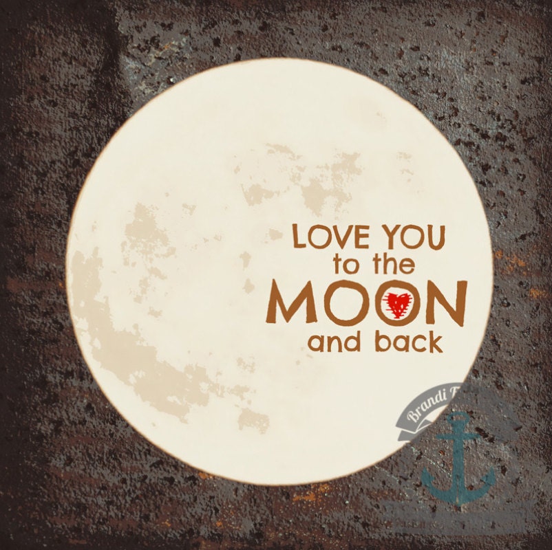 love you to the moon and back stuffed animal