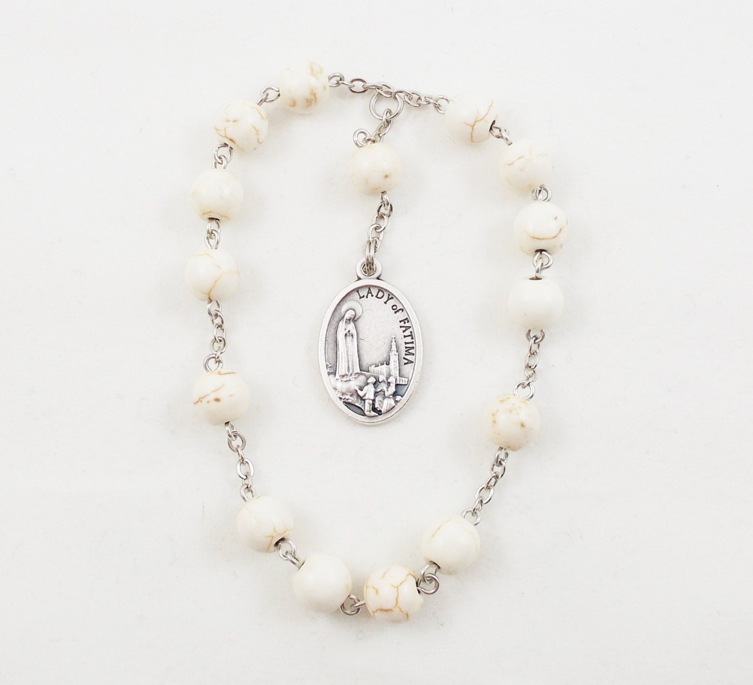 Chaplet Little Crown of the Blessed Virgin Mary White
