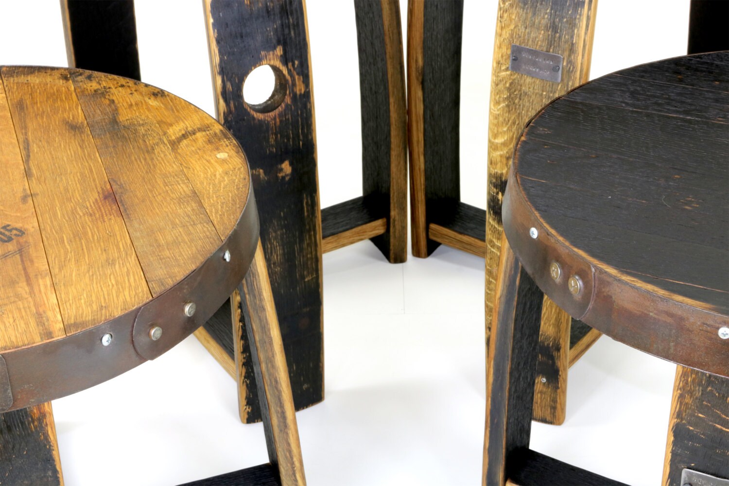 Bourbon Barrel End Tables
