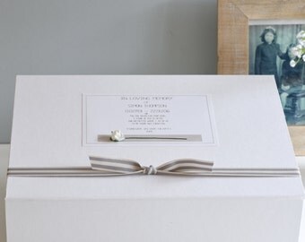 In loving Memory keepsake box, Memory Box, Treasured Memory Box, Memorial Box, In Loving Memory,