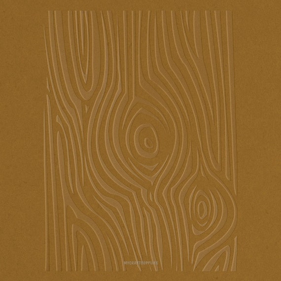 Wood Grain Background Paper Embossing Folder 5 x 7 by wrapworks