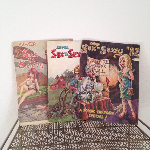 Sex to Sexty Magazines Adult Cartoon Joke Books Vintage Lot of 9 Adult Humor Sex to Sexty Magazines Adult Cartoon Joke Books Vintage Lot of 9 Adult Humor