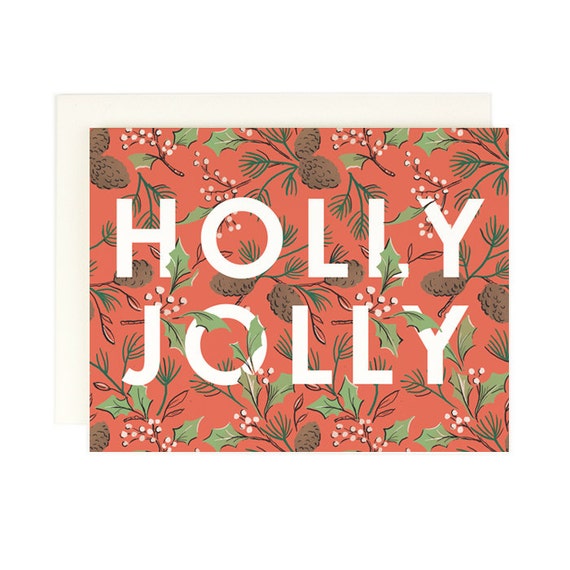 Holly Jolly Christmas Card