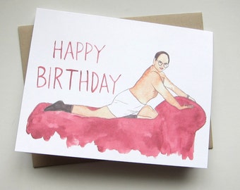 Seinfeld Birthday// George Costanza Card