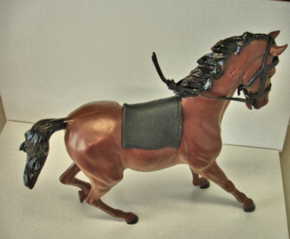 Vintage Louis Marx Johnny West Comanche Horse