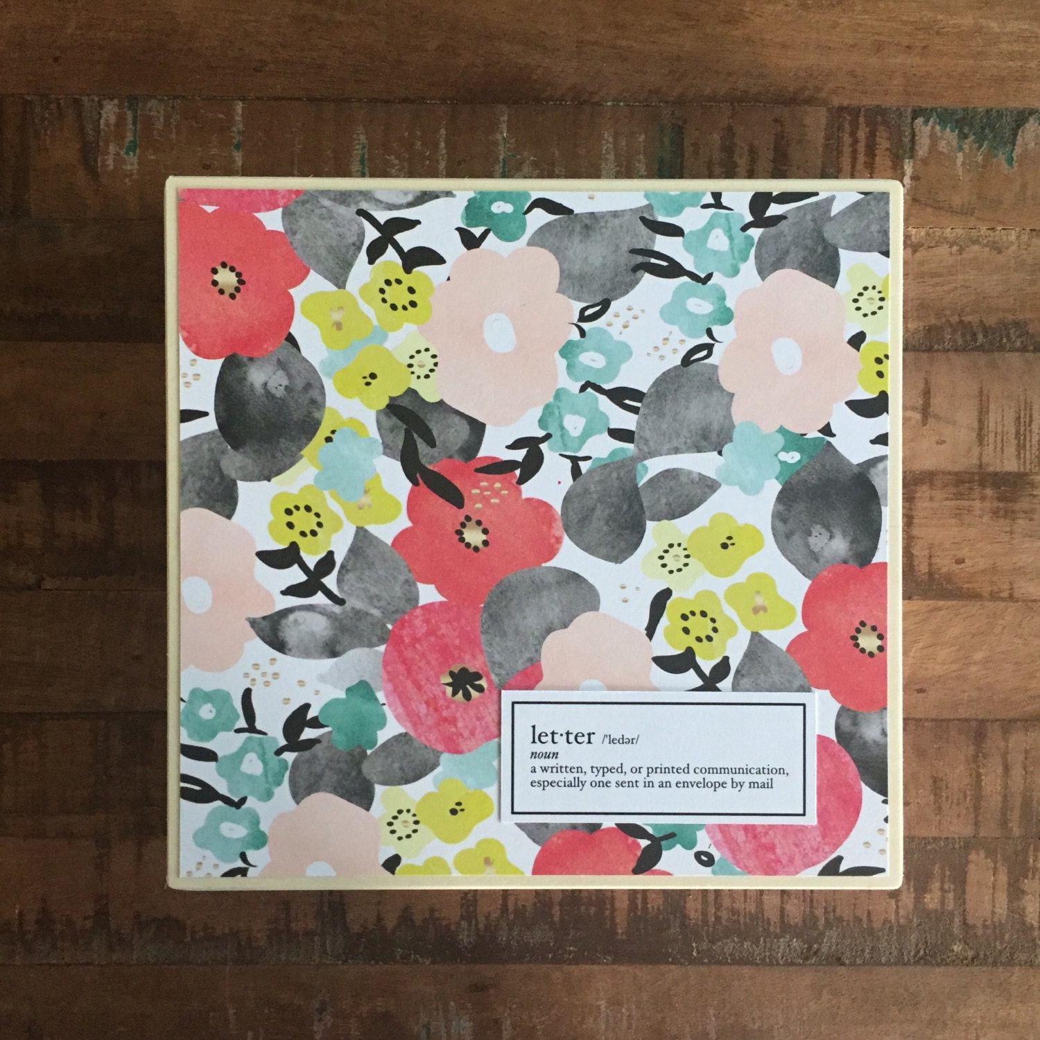 Letter Writing Set with Wooden Box Letter Writing Kit by Terlie