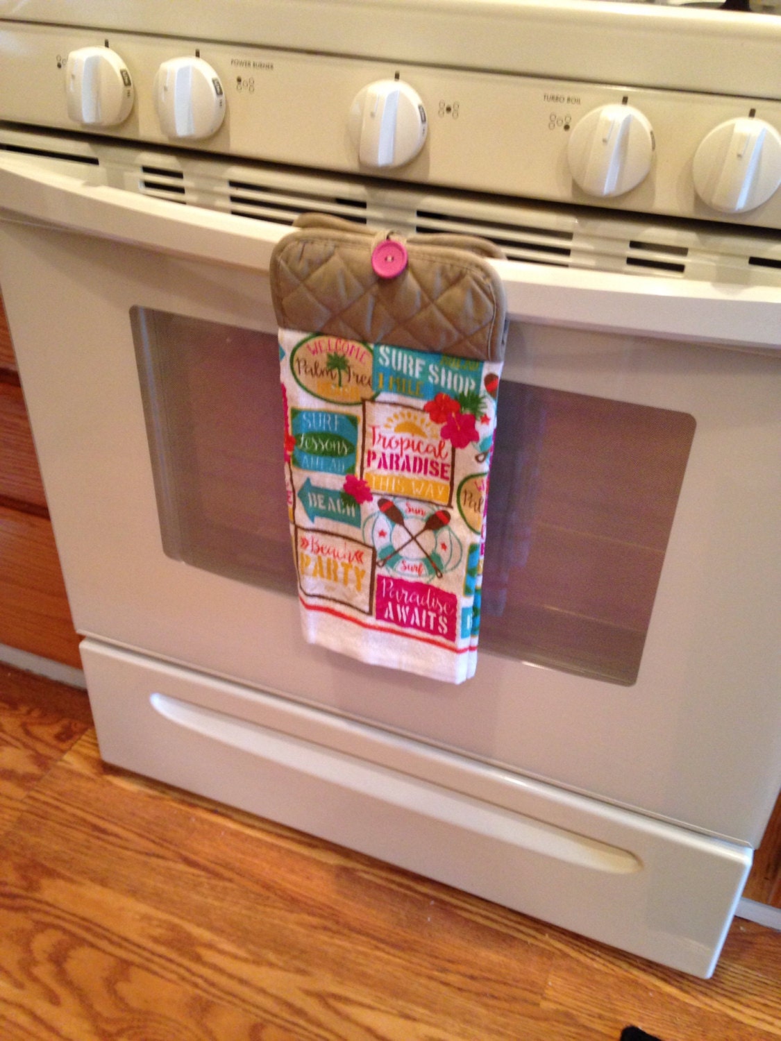 Hanging Kitchen Towel by ColleenSchnable on Etsy