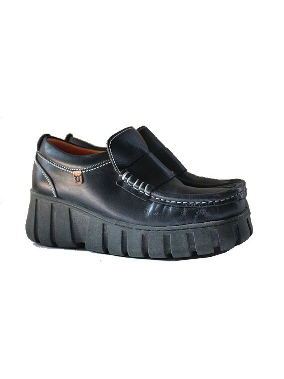 platform loafer shoes 90s platform loafers shoes slip on brogues chunky 7 platform loafer shoes 90s platform loafers shoes slip on brogues chunky 7
