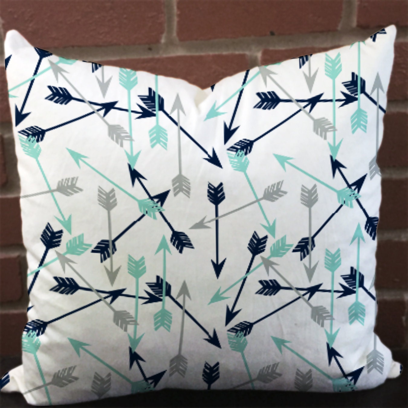 arrow pillow 18x18 inch pillow cover boy nursery by ColorAmazing