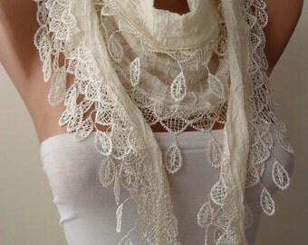Mothers Day Gift for Her Scarf Cotton Scarves Shawl Lace Scarfs Fashion mother's Day Gift for Women Personalized woman women gift