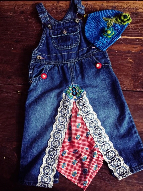 Trendy Baby Clothes Denim Overalls Baby Jumper Girls Dress
