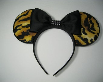 Mouse ears, Disney Bounding ears, Animal Kingdom ears, Jungle ears, Disneyland ears, Tiger Mouse ears