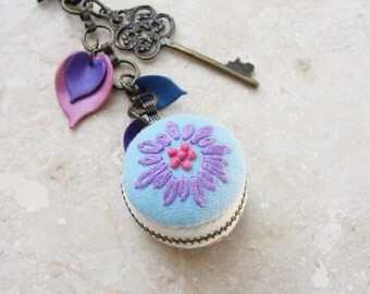Macaron Coin Purse Keychain / Bagadornment