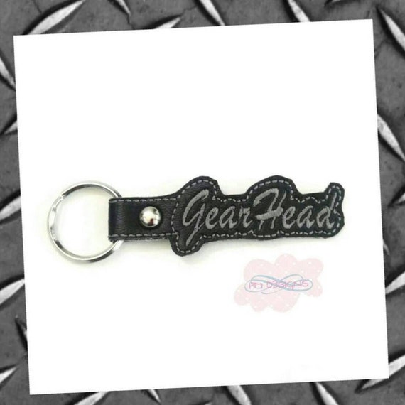 Items similar to Gearhead Key Fob, gear head key fob, gearhead, gear