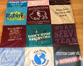 Personalized Custom Twin Size T-shirt Quilt, Blanket, Graduation Gift , Wedding, Sorority, Adoption, Baby Clothes