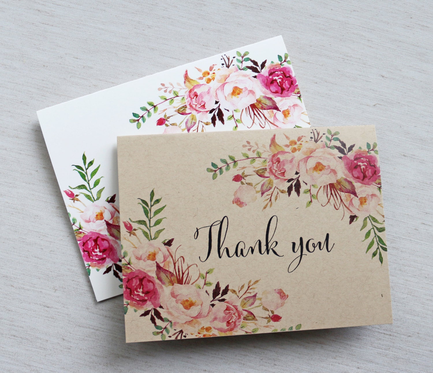 Rustic Wedding Thank you cards. Thank you cards. Weddings.