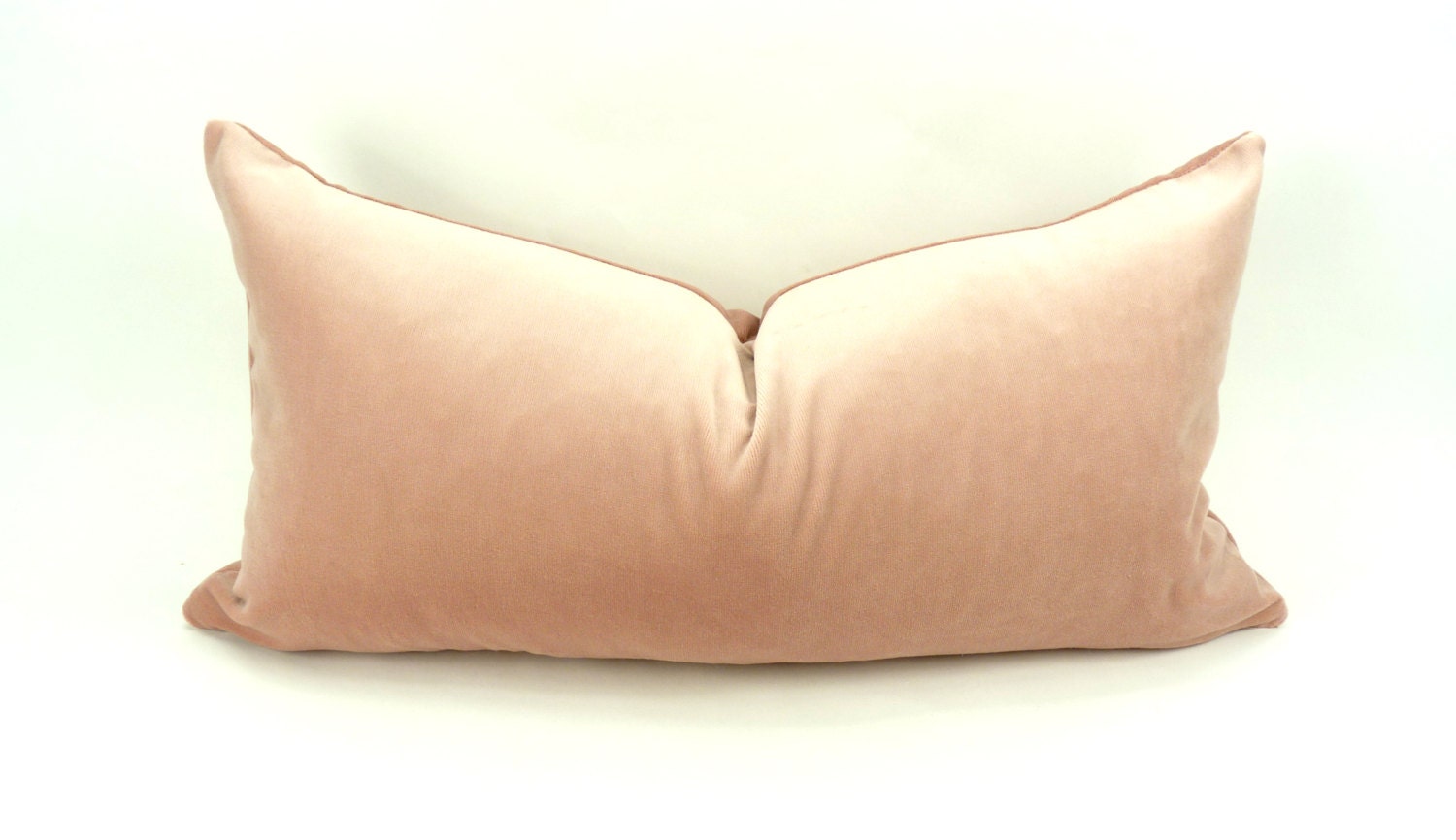 blush velvet pillow cover // blush pink velvet by LiveLoveSmile
