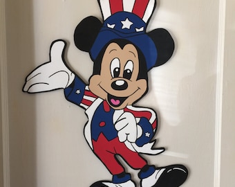 Mickey Door Hanger, 4th of July