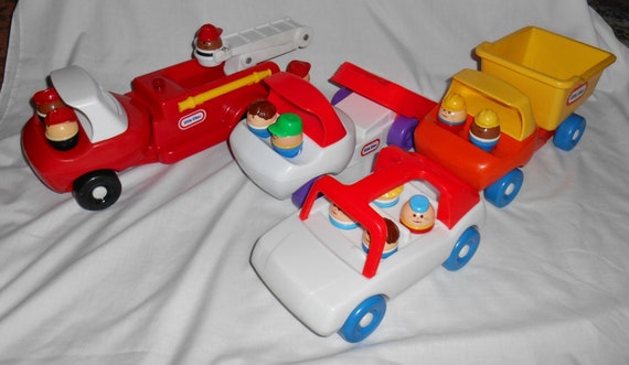 vintage little tikes fire truck