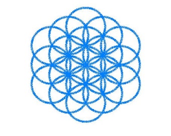 flower of life embroidery design