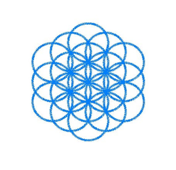flower of life embroidery design
