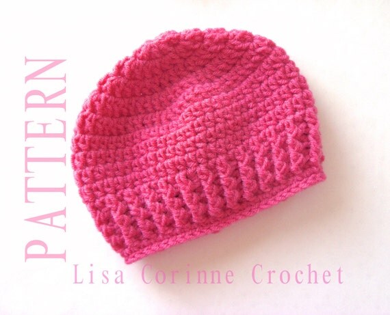 Easy Baby Hat Crochet PATTERN Baby Girl Hats PATTERN