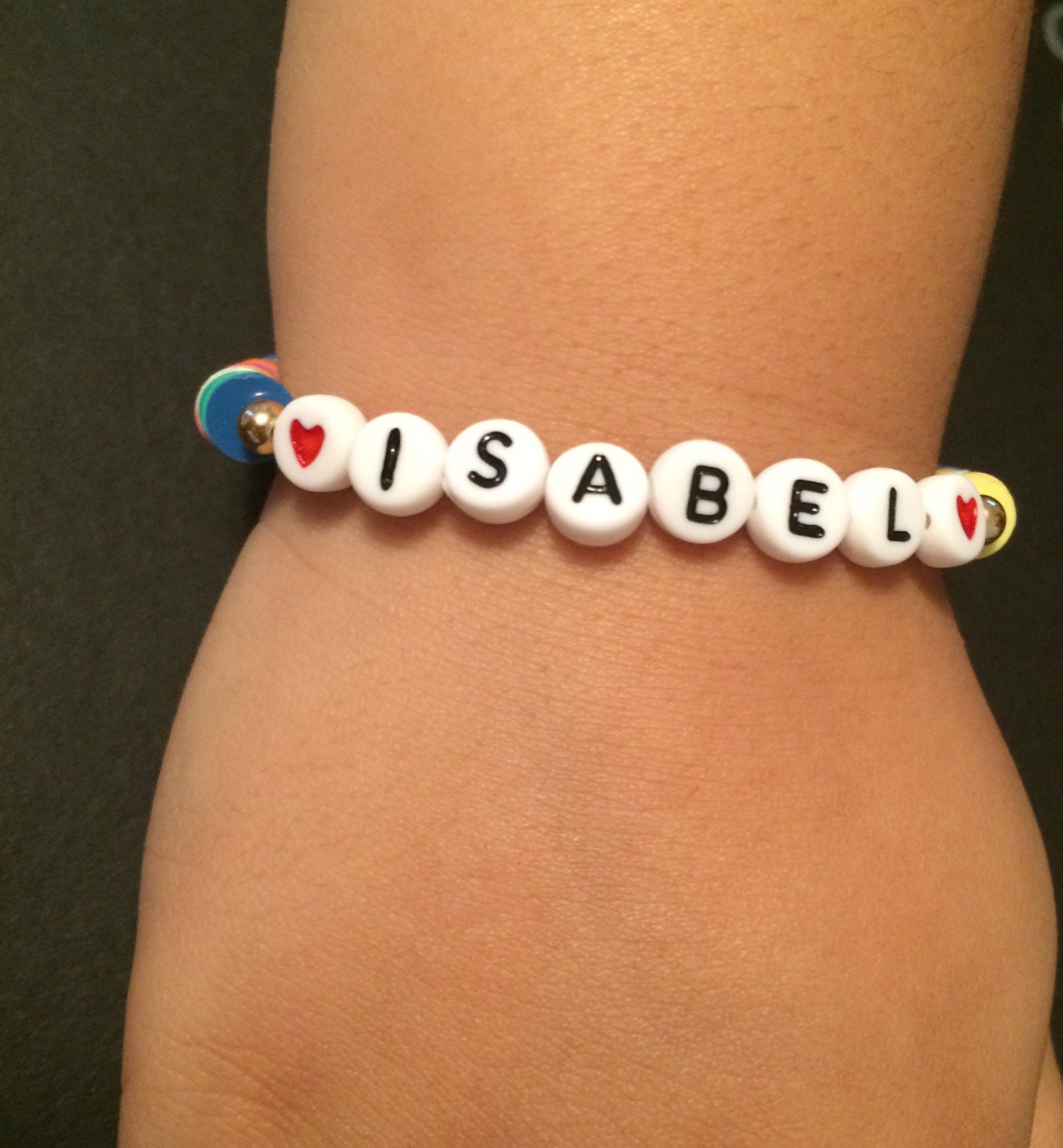 Girls Alphabet bead Bracelet