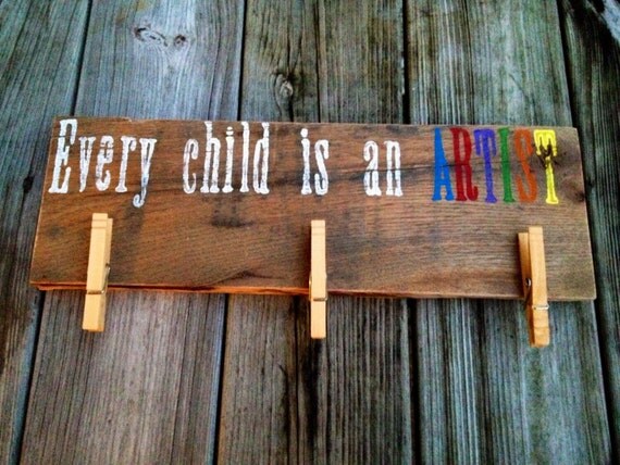 Every Child Is An Artist - White/Rainbow