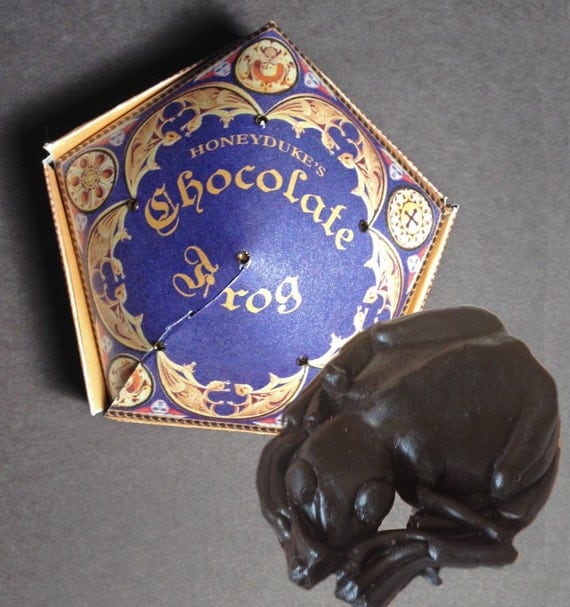 Harry Potter Chocolate Frog Box & Card by JessCraftShop on Etsy