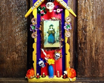 Day of the Dead / Dia de los Muertos Handcrafted Art by XSpresura