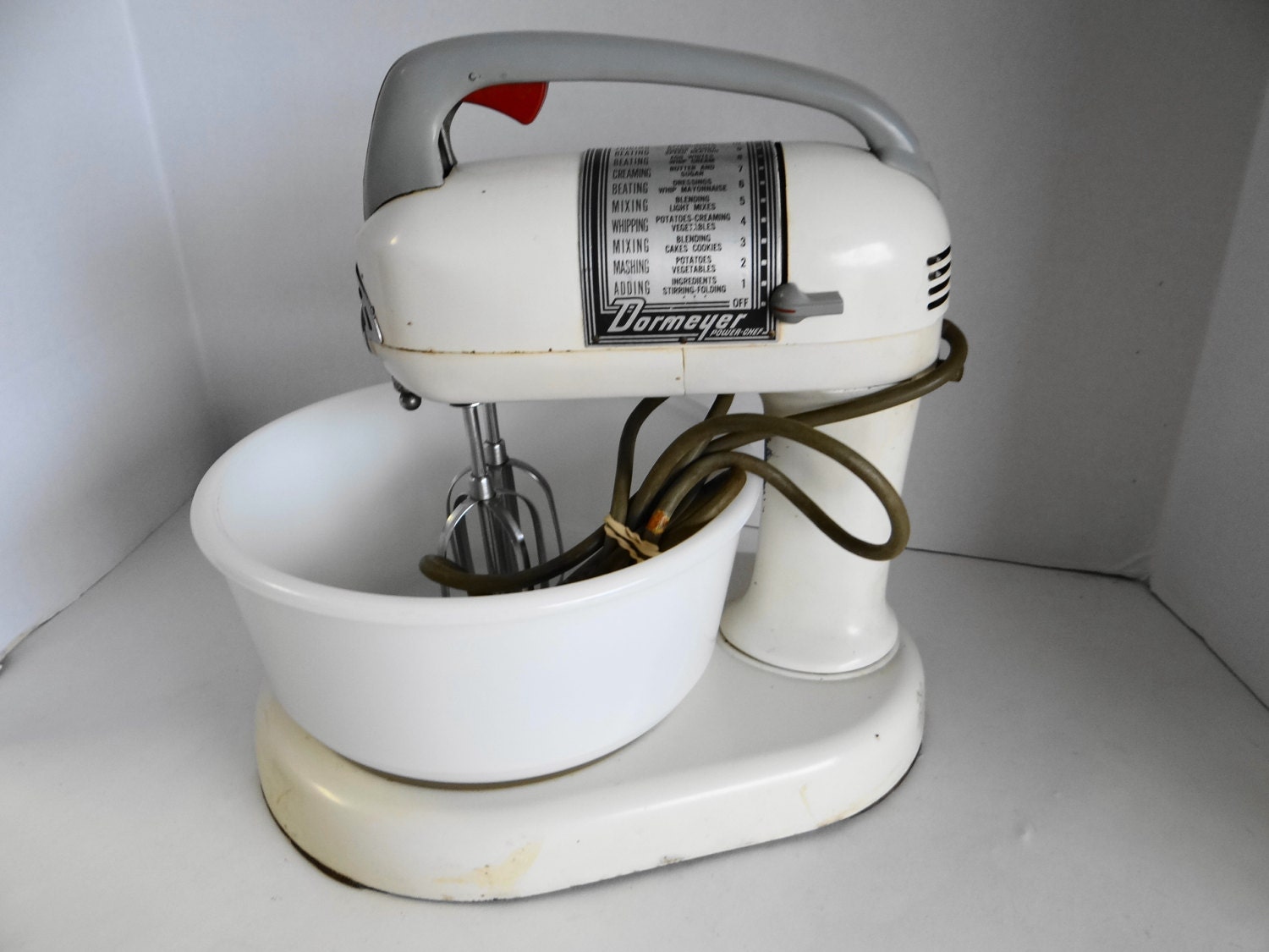 Vintage 40's50's Food Fixer Model 4200 Dormeyer Mixer