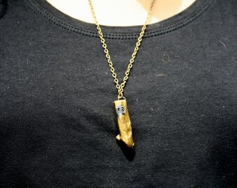 Golden Crystal Quartz Necklace
