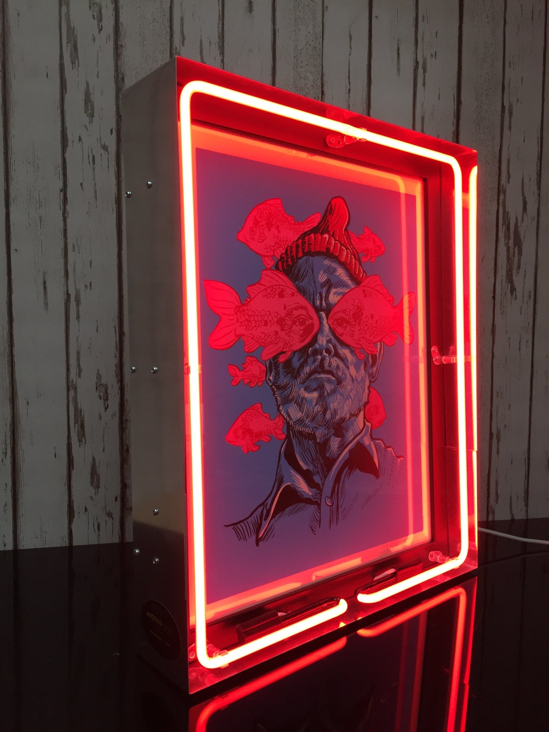 light up picture frame with neon sorrund light up picture frame with neon sorrund