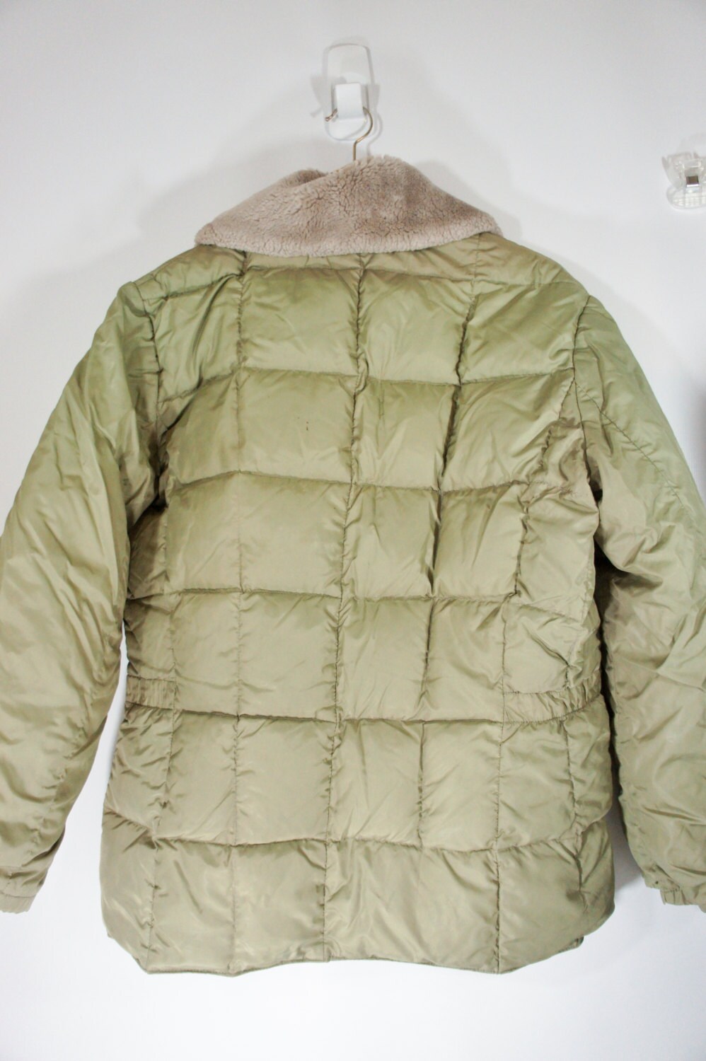 Vintage COMFY All Down Anorak Puffer Coat Seattle Quilt Mfg