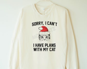 plans with my cat shirt