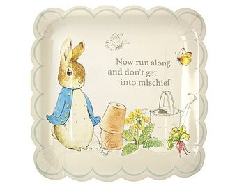 thumbnail image 2 of Cush-n-Craft Peter Rabbit Personalised Food Labels Or Table Place Name Cards - 6 Pack 2 of 5