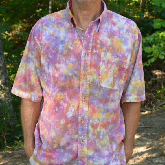 tie dye button up