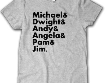 The Office Favorites List-Michael, Dwight, Andy, Angela, Pam, Jim, tv show
