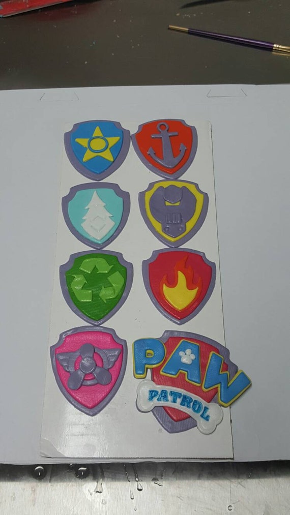 Edible Paw Patrol cake topper kit