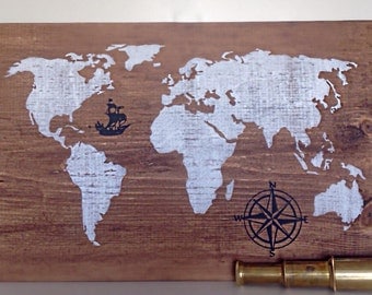 World Wall Art wood world map | etsy World Wall Art wood world map | etsy
