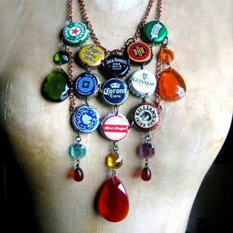 24Pack Used Beer Bottle Caps Newer Slightly by Paloozaparty