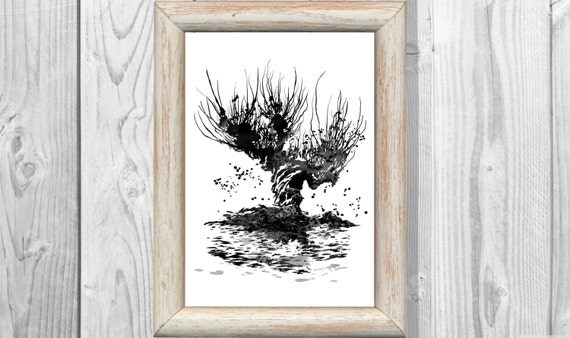 Harry Potter Poster Hogwarts Whomping Willow Poster