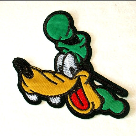 Disney Goofy Applique Embroidery Fabric Iron on Patch Patches