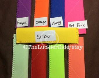 Neoprene Holder, Freeze Pop holder, sleeve, frozen Ice pop holder, Fish Extender Gifts, FE,