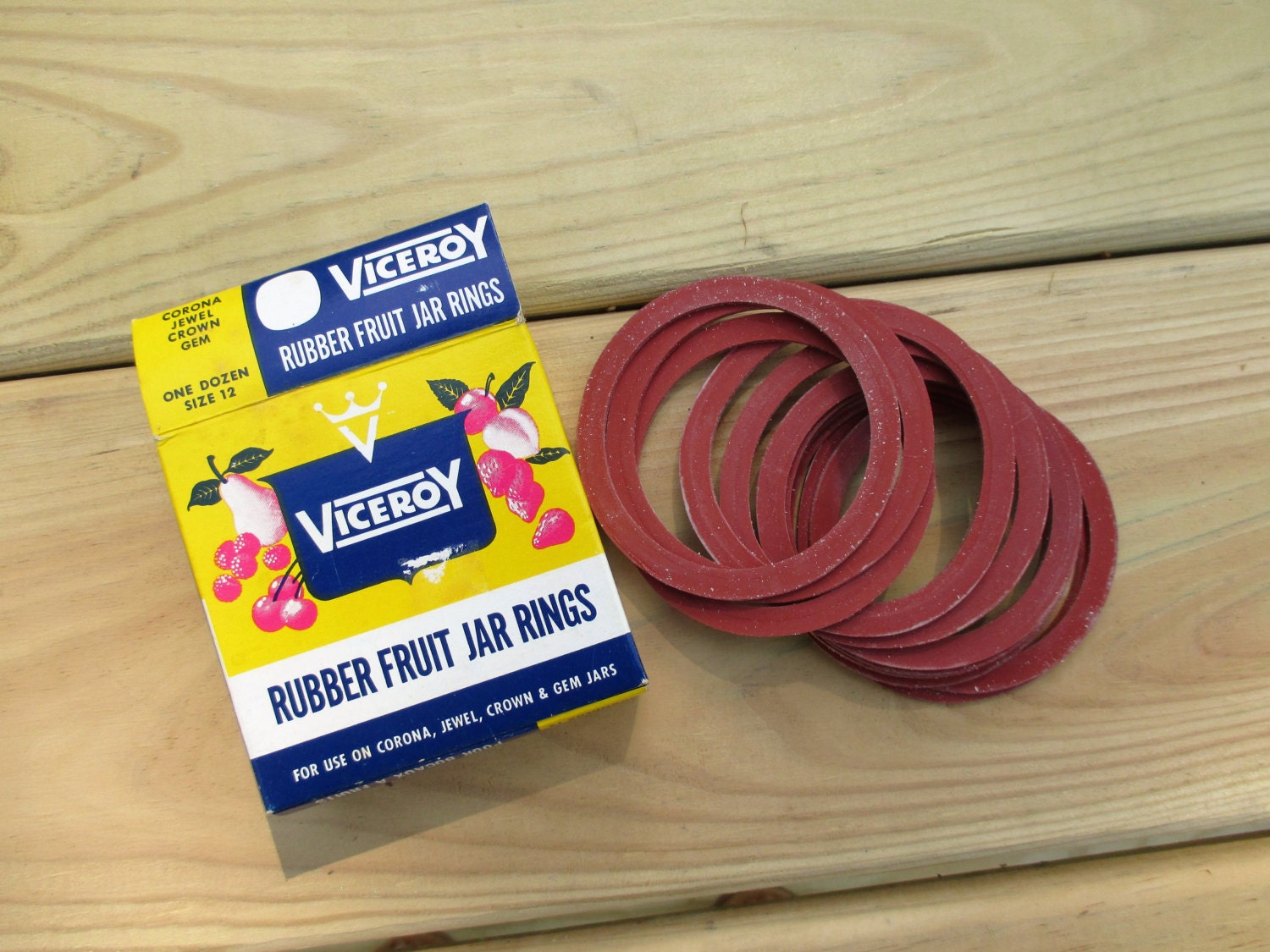 Viceroy Rubber Fruit Jar Rings Size 12