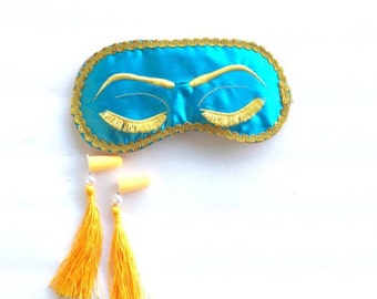 Breakfast at Tiffanys Sleep Mask, Holly Golightly Sleep Mask, Audrey Hepburn, Bachelorette Party Mask.